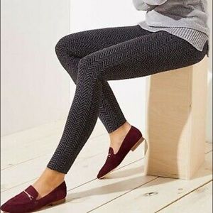 Loft Legging Pants in Shimmering Chevron